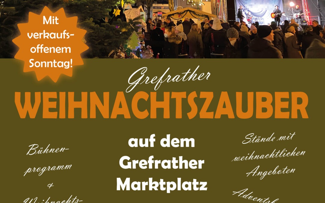 Weihnachtszauber mit Mitsing-Aktion am 1. Dezember