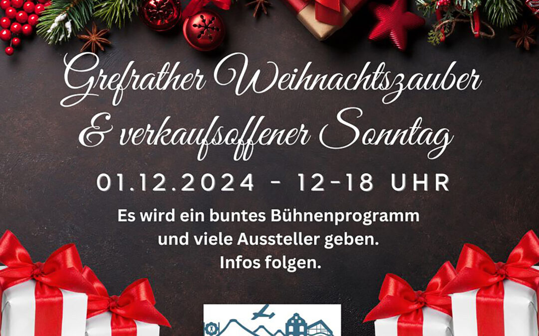 Save the date: Weihnachtszauber am 1. Dezember