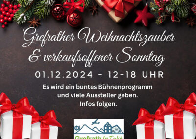 Save the date: Weihnachtszauber am 1. Dezember